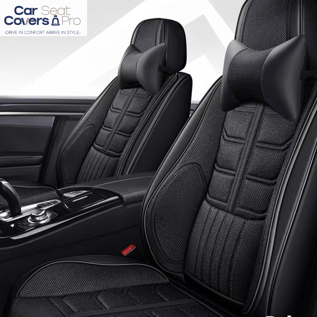 Premium Car Seat Covers Pro: Ultimate Comfort and Protection BLACK - HeatPAQ