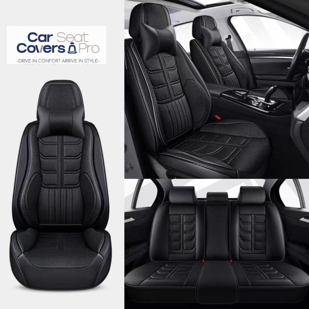 Premium Car Seat Covers Pro: Ultimate Comfort and Protection BLACK - HeatPAQ